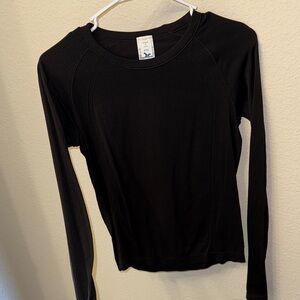Old Navy Black Long Sleeve Women's Tee